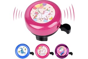LWMTT Campanello Bicicletta per Bambina Campanello Bici in Metallo per Ragazze Ragazzi Mini Campanello per Bicicletta Scooter Triciciclo Come Regalo per Compleanni Natale Giornata dei Bambini
