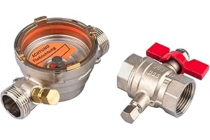 Allmess Anschluss Set 1 Zoll mit Kugelhahn