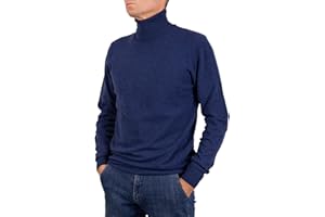 MARENZA Dolcevita Uomo Misto Cashmere Collo Alto Made in Italy Maglione Pullover Manica Lunga Lana Merino Cachemire Maglioncino Nero Beige Blu Grigio Maglia Regalo Abbigliamento Inverno