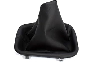 PROMO LINK Schaltmanschette Schaltsack Ecoleder In Schwarz mit rahmen