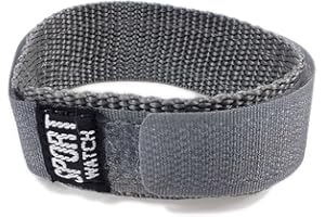 Minott Uhrenbänder EU-21520 Textile Tape Grey (21) Stripes, Stripes, stripes