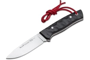 Muela Messer Kodiak Black Micarta Fahrtenmesser, Schwarz, One Size