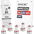 SMOK RPM2 Coil DC 0.6ohm, MTL Coil, for RPM2 Series Pods, RPM2 Coilhead (5pcs, No Nicotine) AMZ UK Edition with Exclusive Barcode