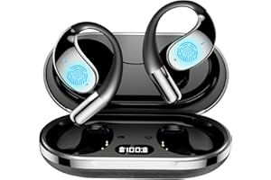 EFOTIML Auricolari per traduzione linguistica AI, 150 Lingue e Accenti Traduzione degli Auricolari in Tempo Reale, Auricolari traduttori OWS 3 in 1 con Gancio per l'orecchio Regolabile, per Viaggi di