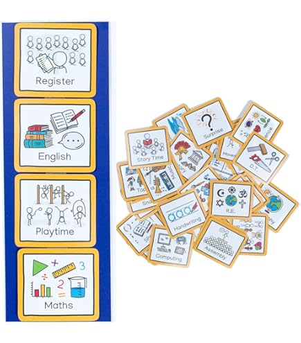 Visual Timetable For Kids - Daily Routine Chart For Autism & ADHD, Homeschool & Classroom Learning Aid 7 thumbnail image