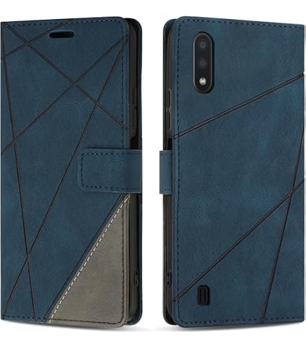 Verco Custodia A Libro In Pelle PU Per Sony Xperia 10 V (2023) Con Portacarte E Supporto, Colore Blu - 3