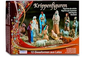 Glorex Figurki do Szopki Bożonarodzeniowej, Czerwony, 31 x 22 x 6,5 cm