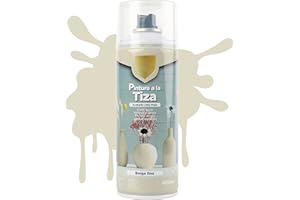H HANSEL HOME Pintura Spray a la Tiza Color Pastel Acabado Ultra Mate - Beige Lino 400ml