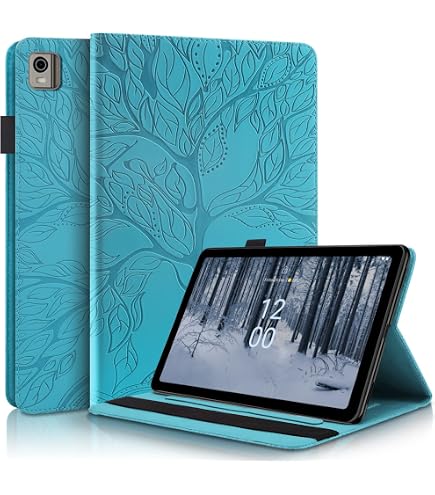 INSOLKIDON Tablet-Hülle Für HMD T21 10 Zoll – Slim PU Leder Mit Standfunktion & Auto Wake/Sleep