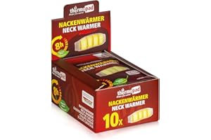 ‎THERMOPAD THERMOPAD Nackenwärmer – DAS ORIGINAL: 10x Wärmepflaster für 8 Stunden Wärme I Sofort einsatzbereite Wärmeauflage mit extra warmen Heatpads – Heizkissen als Schulterwärmer oder Nierenwärmer