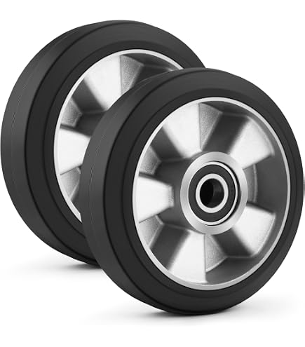 Zabi Industrierad Mit Vollgummireifen – 180 Mm Ø, Kugellager 6204, Tragkraft 300 Kg, Für Hub- Und Palettenwagen
