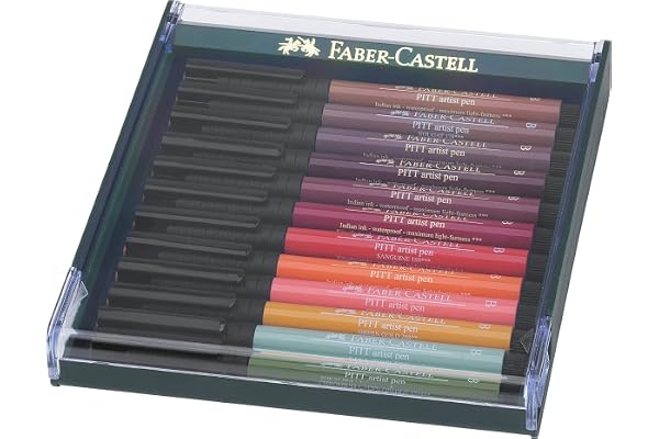 Pitt Artist pen brush 12 sztuk kolory ziemi