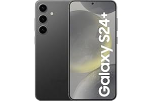 Samsung Galaxy S24+ AI smartfon, telefon komórkowy z systemem Android bez umowy, 12 GB RAM, 256 GB pamięci, aparat 50 MP, długi czas pracy baterii, onyks czarny, 3 lata producenta
