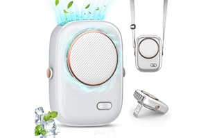 dovecina 4 In 1 Mini USB Ventilator,Klein Tischventilator,Handventilator,Nackenventilator,Taille Clip Ventilator,2500mAh 3 Geschwindigkeiten Akku Ventilator für Büro/Bibliothek/Outdoor/Geschenk