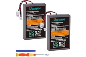 Uwayor Batería de repuesto para mando PS4 para Sony Playstation 4 y PS4pPro con herramienta de instalación