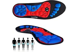 Magnetische Einlegesohlen, Dwafill Akupressur Einlegesohlen, ErmüDung der FüßE Lindern, Akupressur Magnet-Einlegesohlen, Fördern die Durchblutung, Cuttable, Geeignet fur MäNner Und Frauen (M)