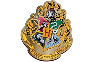 HALF MOON BAY Harry Potter - Insignias de pin - Insignia de Harry Potter - Escudo de Hogwarts, Esmalte, Sin piedra