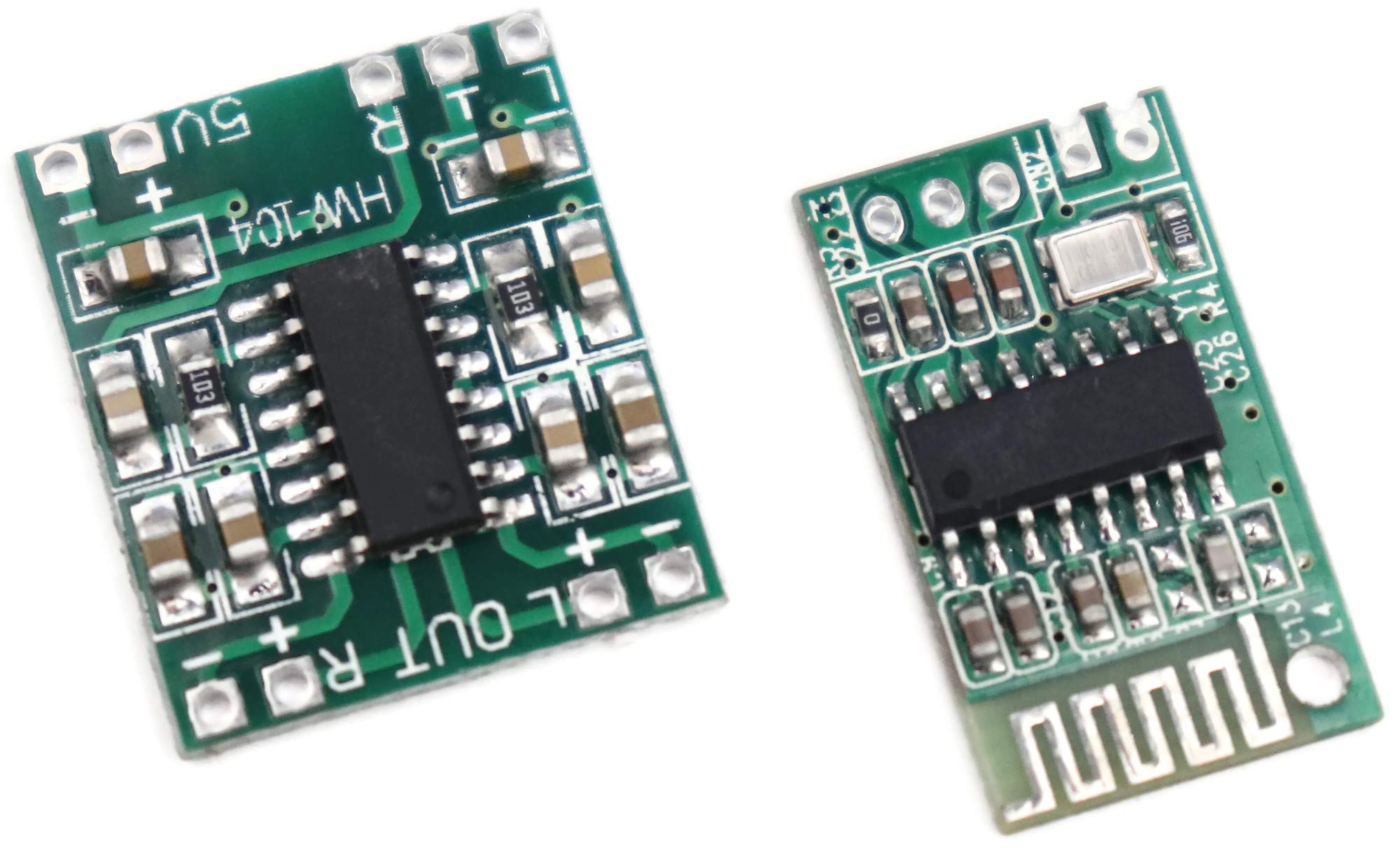 Electronic Spices COMBO of PAM8403 with Bluetooth Stereo Audio Receiver, Multicolour