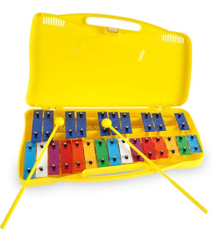 Batteurs Pour Glockenspiel A-Star - Paire Avec Tête Plastique Dur Et Poignée Sécurisée - 27cm