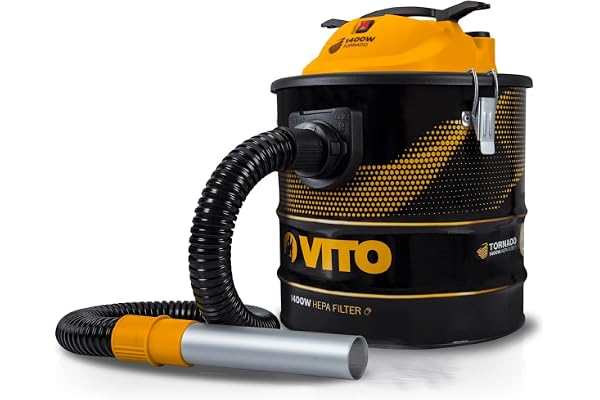 Aspirateur de cendres TORNADO 1400W 18L Filtre HEPA Fonction Souffleur VITO