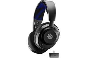 SteelSeries Arctis Nova 4P 2.4GHz Speed Wireless Gaming Headset - 36 Hr Battery - USB-C - ClearCast Gen 2 Mic - PlayStation, PC, Switch, Meta Quest 2