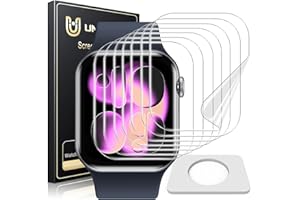 UniqueMe for Apple Watch Series 11/10 42mm Screen Protector - 8 Pack Ultra Thin HD Clear Soft Anti Scratch TPU Protective Film [Fingerprint Support] [Case-Friendly] [Easy-Installation]