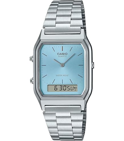 Casio Orologio Quarzo Donna, misura cassa 34.00mm con quadrante LCD