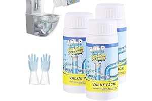 Sanivovonu 3 Stück Vollstern Abflussreiniger Schaum Extra Stark, Rohrreiniger Extrem Stark, Wild Sink Und Drain Cleaner, Hochwirksamer Rohrreiniger Mit Aktivschaum, Für Küche, Bad, Toilette