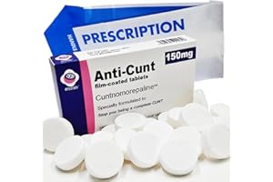 ATCOTAB Mints Included - Prank Pill Tablet Box - Xmas Gift Ideal Present for Him Husband Boyfriend Dad Men Uncle Funny Valentines Christmas 40th 50th 60th Secret Santa Birthday Aprils Fools (Anti Cunt)