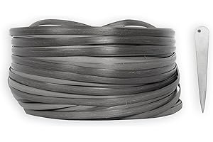 Rattan Park 55-60meters 9.0mm All-Weather Rattan + Weaving Tool,Rattan Repair Kit for Rattan Garden Furniture Set,Rustic Grey