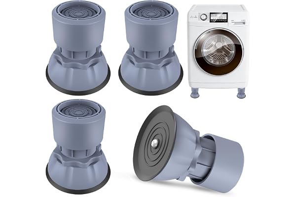 Gummidynor för tvättmaskiner | Universella fötter med vibrationsdämpning för tvättmaskin - 4 stycken gummistöd med vibrationsdämpning/vibrationsdämpare - Tillbehörsdelar för fötter på tvättmaskin och