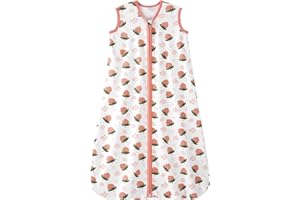 Unnivoll Saco de Dormir Bebe Verano 0.5 Tog, 84cm/12-18 meses, Transpirable 100% Algodón, Para Unisex Niñas Niños