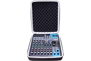L LTGEM Eva-Hartschalenkoffer für Yamaha MG10XU oder MG10 oder MG06 10-Eingang Stereo-Mixer – Reise-Schutz-Tragetasche