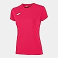 Joma Camiseta Deportiva Manga Corta Mujer, 6XS - 3XL - Mantiene Seco el Contacto con el Cuerpo, Ideal para Running o Gym - Co