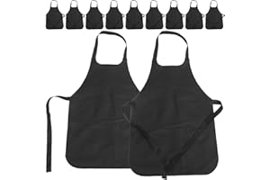 Veemoon 11 Pezzi Grembiule Usa E Getta Non Tessuto Grembiule Ispessito Scialle Bianco Grembiuli Per Adulti Tute Per Bambini Abito Parrucchiere Grembiuli Usa E Getta Non Tessuti