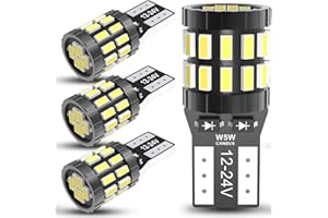 OUSHI Canbus 12V 24V Innenraumbeleuchtung Birne, 6000K Xenon Weiß Glühbirne für Boot RV Camper Kofferraumlicht Outdoor Landschaft Innenhofbeleuchtung, 4 Stück