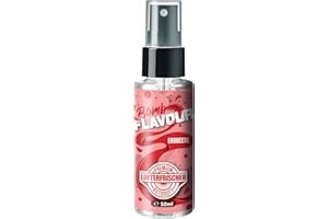‎SHINYCHIEFS ShinyChiefs FLAVOUR BOMB Erdbeere - Autoduft mit Erdbeer-Geruch - Premium Lufterfrischer und Auto Pafüm für den Innenraum, neutralisiert Gerüche im Auto, hochergiebig, Pumpsprühflasche, 50ml