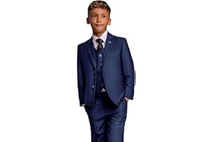 SIRRI Cavani Men's & Boys Slim Fit Suit Set - Elegant 3 & 5 Piece Formal Outfit for Weddings, Parties & Special Occasions