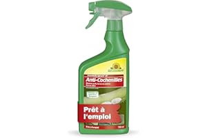 Neudorff Insecticide Spruzit Anti cochenille AF - Traite les cochenilles et les pucerons sur les plantes ornementales et les fleurs, spray prêt à l'emploi à action rapide, 750 ml