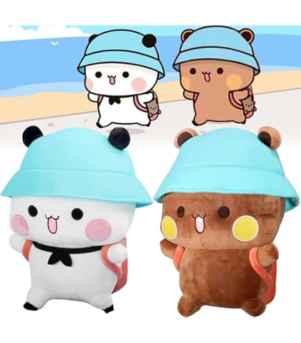 HQRKOTM Lot De 2 Statuettes Pivotantes Bubu Dudu, Gadgets