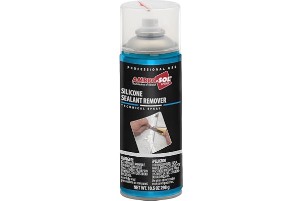 Ambro-Sol P301 Dissolve Silicone, Enlève Le Silicone et Ses Résidus sans Attaquer les Surfaces et sans Les Opacifier, Agit Rapidement, Aérosol En Fer Blanc Recyclable 400 ml