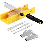 FEMONGY Hand Miter Band Saw, Miter Box | Cutting angles:45&deg;/90&deg;/135&deg;, 3 interchangeable saw blades, Japanese saw, cut resista