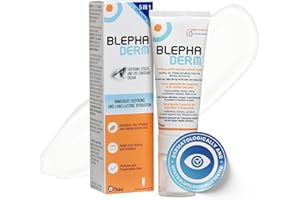 THEA PHARMA BLEPHADERM 5-in-1 Eyelid & Eye Contour Cream - Soothes, Repairs, Moisturises, Protects & Reduces appearance of Puffiness for Sensitive, Dry, Irritated Skin 40ml