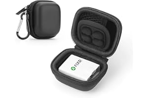 SQERO Portable Case for FIXD Car Diagnostic Tool, Storage Case Compatible with Bluetooth OBD2 Scanner Diagnostic Tool, Water-Resistant (Only Adapt FIXD) (Black)