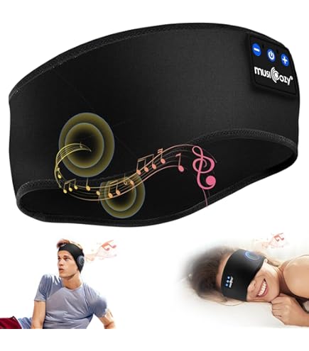 Masque de sommeil Bluetooth 5.0 - Noir - Ecouteurs - Rue du Commerce