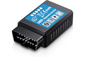 iLC OBD2 Bluetooth OBD Auto Code Lettore Scansione Strumento -Collegare con, Android & Windows Dispositivi -3000 Code Banca Dati - Adatto per Maggior Parte Auto (Non Compatibile con iPhone)