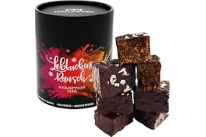 ‎HALLINGERS GENUSS MANUFAKTUR Hallingers 6 saftige Lebkuchen-Würfel in der edlen Papierdose (330g) - Feinster Lebkuchenrausch Selection (Naschdose) - zu Weihnachten, Danke, Silvester - jetzt zu Weihnachten 2023 schenken