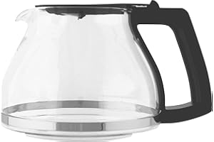 Melitta Verseuse en Verre, Capacité 1,25 Litre, Pour Cafetières à Filtres Look III, Noir