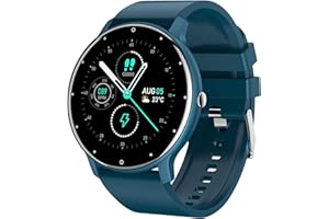 FINDTIME Smart Watch for Android Phones iOS Phone Ultra Thin Smartwatch Heart Rate Monitor Fitness Tracker with Blood Pressure Pedometer Calorie Counter Watch for Women Men