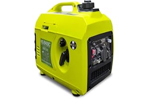 K&S Basic Generatore inverter KSB 12i S - Generatore di corrente kW 1.2, per pesca, campeggio, uscita USB, generatore di benzina